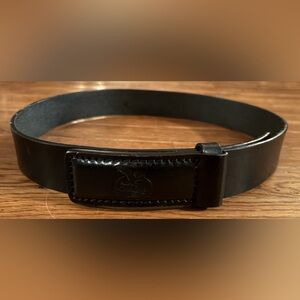 Georgia Boots Genuine Leather Belt Style GB100, Black, Size 32, NWOT